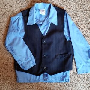 Boys shirt and vest